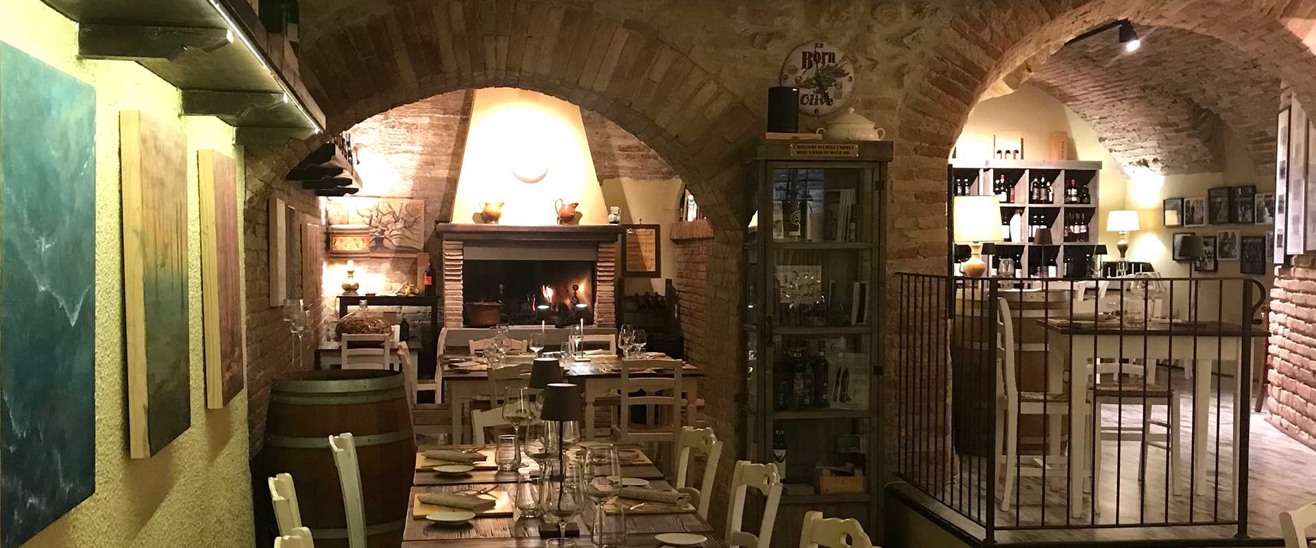 Tipico Osteria contemporanea tra tradizione e modernità. Montone Umbria Italia